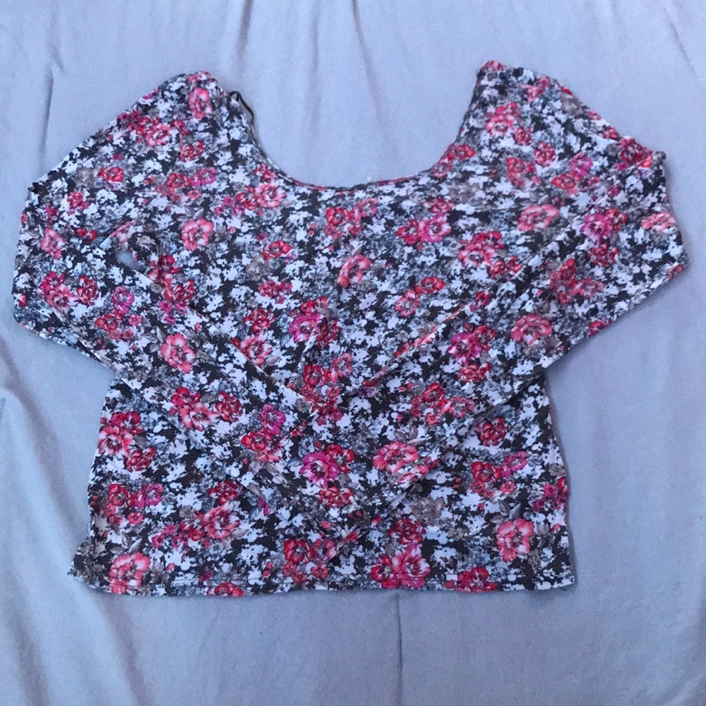 Aeropostale Fitted Long-sleeve Top